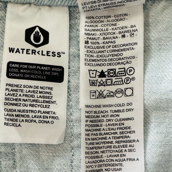 LEVI’S Utility Carpenter Style Light Wash Overalls Size XL NEW - Picture 8 of 11